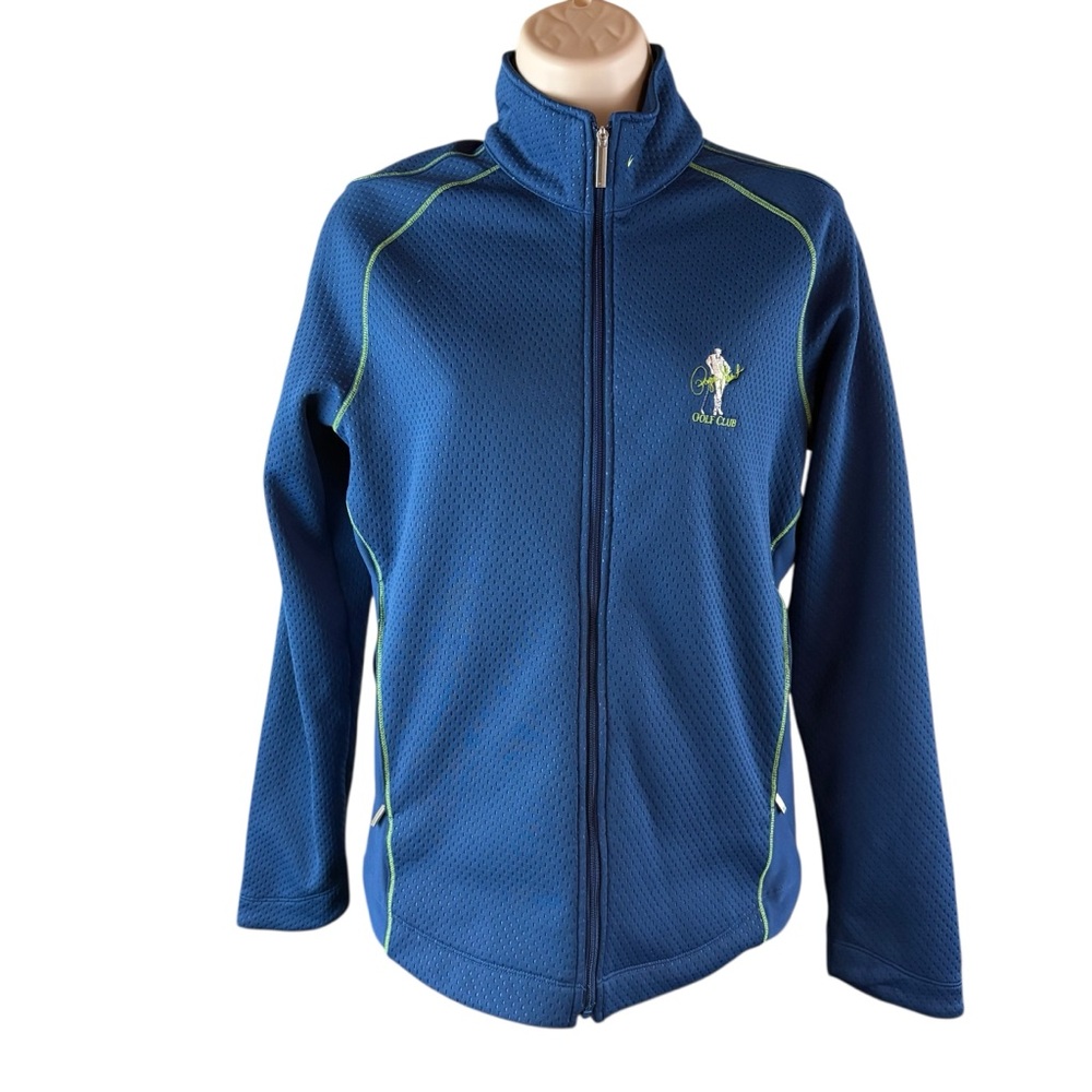 Nike Golf Jacket Women Small Quilted Fit Therma Blue Golf Club Y2K Outdoor (962